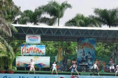 Khu sân khấu nước tại Công viên nước Đầm Sen. (Ảnh: DSN)