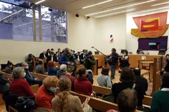 Quang cảnh phiên tòa. (Ảnh: Linh Hương/TTXVN)