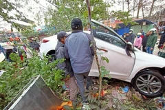 Hiện trường vụ việc. (Ảnh: TTXVN phát)