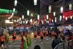 Phố chợ đêm Cao Thắng. (Nguồn: truyenhinhnghean.vn)