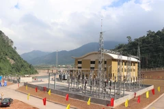 Nhà máy Thủy điện Đakrông 4 trong ngày khánh thành. (Ảnh: Nguyên Lý/TTXVN)