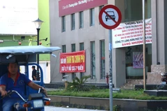 Dự án Bảy Hiền Tower, quận Tân Bình xây sai phép, hồ sơ dự án đã chuyển qua cơ quan điều tra. (Ảnh: Xuân Tình/TTXVN)