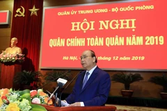 Thủ tướng Nguyễn Xuân Phúc phát biểu. (Ảnh: Thống Nhất/TTXVN)