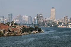 Một đoạn sông Nile chảy qua thủ đô Cairo (Ai Cập) ngày 7/3/2019. (Ảnh: AFP/TTXVN)