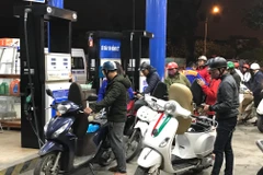 Một điểm bán lẻ xăng dầu của Petrolimex. (Ảnh: Xuân Quảng/Vietnam+)