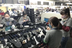 Không khí lao động hăng say ngay sau Tết Nguyên đán. (Ảnh: Đức Duy/Vietnam+)