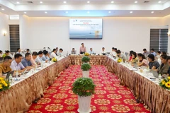 Tọa đàm về Luật Dầu khí sửa đổi. (Ảnh: PV/Vietnam+)