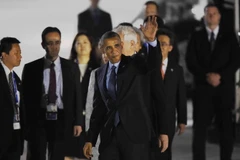 Tổng thống Hoa Kỳ Obama đã tới Nhật sau khi rời Việt Nam