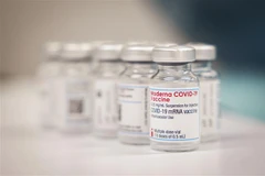 Vaccine ngừa COVID-19 của Moderna. (Ảnh: AFP/TTXVN)
