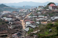 Một khu vực dân cư ở tỉnh Phongsaly của Lào. (Nguồn: nashaplaneta.net)