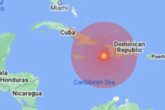 Khu vực xảy ra trận động đất trên bán đảo Alaska, sáng 14/8/2021. (Nguồn: earthquake.usgs.gov)