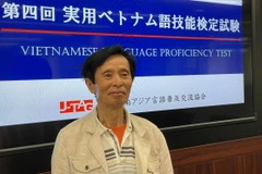 Ông Matsumiya Masaharu, 80 tuổi, đến từ tỉnh Hyogo. (Nguồn: VOV)