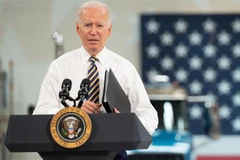 Tổng thống Mỹ Joe Biden phát biểu tại Macungie, Pennsylvania ngày 28/7/2021. (Ảnh: AFP/TTXVN)