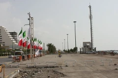 Khu vực triển khai dự án nhà máy điện Sirik. (Ảnh: Sputnik)