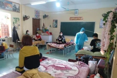 [Video] Không khí chuẩn bị đón Tết tại khu cách ly tập trung