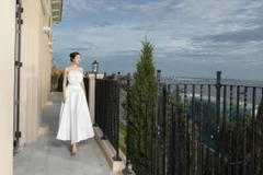 Hoa hậu Đỗ Mỹ Linh khám phá khu nghỉ dưỡng sắp khai trương ở Mũi Né