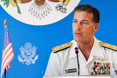 Tân Tư lệnh Indo-Pacom John Aquilino. (Ảnh: Reuters)