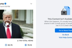 Tài khoản Twitter của Tổng thống Trump đã bị khóa. (Ảnh: VOX)