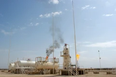 Mỏ dầu Al-Jbessa ở Đông Bắc Syria. (Ảnh: Reuters)