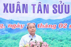 Thủ tướng Nguyễn Xuân Phúc. (Ảnh: Thống Nhất/TTXVN)
