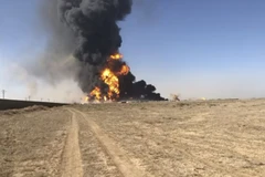 Cháy nhiều tàu chở dầu ở cảng biên giới Afghanistan-Iran