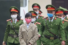 Bị cáo Nguyễn Thị Kim Anh, cựu Trưởng đoàn Thanh tra Bộ Xây Dựng. (Ảnh: Laodong)