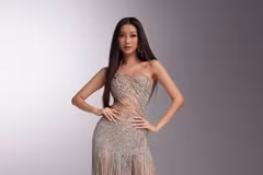 Quế Anh vừa trải qua phần thi Grand Voice Awards tại Miss Grand International 2024. (Ảnh: CTV/Vietnam+)