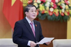 Phó Chủ tịch Quốc hội Nguyễn Đức Hải phát biểu. (Ảnh: Doãn Tấn/TTXVN)