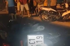 Hiện trường vụ tai nạn. (Nguồn: Báo Quảng Trị)