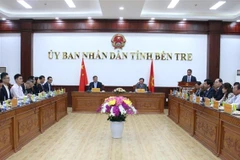 Quang cảnh buổi Tọa đàm. (Ảnh Công Trí/TTXVN)