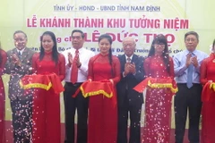 Khánh thành khu tưởng niệm đồng chí Lê Đức Thọ tại Nam Định