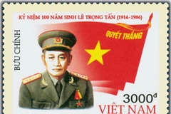 Phát hành bộ tem kỷ niệm 100 năm ngày sinh Đại tướng Lê Trọng Tấn