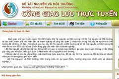 Giao lưu trực tuyến quản lý nhà nước về tài nguyên môi trường đợt 2