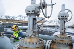 Nhà máy thu khí carbon của Carbfix tại Iceland.(Nguồn: theguardian.com)