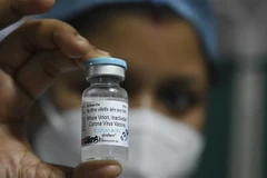Vaccine Covaxin phòng COVID-19 tại bệnh viện ở Kolkata, Ấn Độ, ngày 3/2. (Ảnh: AFP/ TTXVN)