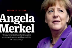 Người đàn bà thép Angela Merkel - Nhân vật của năm 2015. (Nguồn: youtube.com)