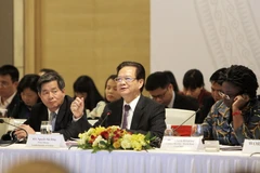Thủ tướng Nguyễn Tấn Dũng phát biểu tại Diễn đàn. (Ảnh: Dương Giang/TTXVN)