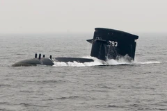 Tàu ngầm chạy điện-diesel SS-793 Hai Lung của Đài Loan. (Nguồn: Reuters)