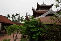 Một góc cảnh chùa Bút Tháp. (Ảnh: Thanh Hà/TTXVN)