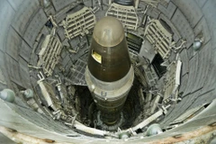 Tên lửa mang đầu đạn hạt nhân Titan II của Mỹ. (Ảnh: AFP)