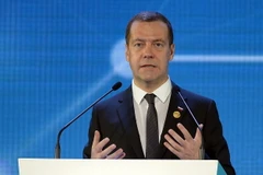 Thủ tướng Nga Dmitry Medvedev. (Ảnh: AFP/TTXVN)