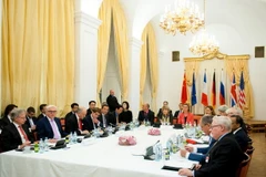 Toàn cảnh phiên họp của các Ngoại trưởng P5+1 tại Vienna ngày 13/7. (Ảnh: THX/TTXVN)