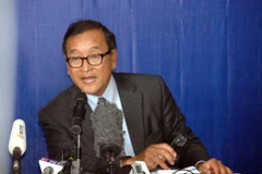 Chủ tịch CNRP Sam Rainsy. (Ảnh: Xuân Khu/Vietnam+)