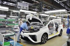 Một nhà máy sản xuất xe hơi của Nhật Bản. (Nguồn: carnichiwa.com)