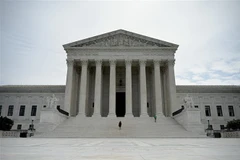 Tòa án tối cao Mỹ tại Washington, DC, ngày 15/6/2020. (Ảnh: AFP/TTXVN)