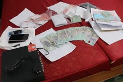 Tang vật vụ án. (Ảnh: Đậu Tất Thành/TTXVN)