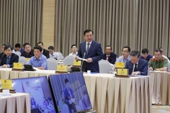 Bộ trưởng Bộ Tài chính Đinh Tiến Dũng phát biểu. (Ảnh: Thống Nhất/TTXVN)