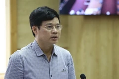 Phó Chủ tịch UBND thành phố Hà Nội Ngô Văn Quý phát biểu. (Ảnh: Minh Quyết/TTXVN)