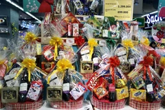 Các giỏ hàng quà Tết Canh Tý đa dạng về mẫu mã và giá cả