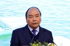 Thủ tướng Nguyễn Xuân Phúc phát biểu. (Ảnh: Thống Nhất/TTXVN)
